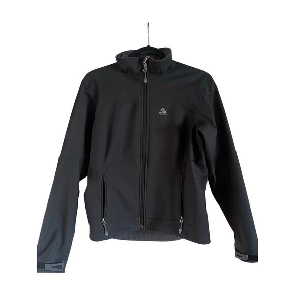Nike ACG All Condition Gear Womens Small Black Softshell Jacket - Picture 1 of 7